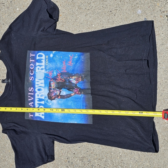 Travis Scott Astroworld Black T-Shirt Medium - Picture 2 of 2